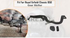 Fit For Royal Enfield Classic 650 Gear Shifter Pedal With Rubber Black - SPAREZO